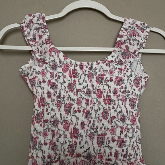 Hollister, XXS, Floral, Asymmetrical Hem Mini Dress, NEW! - Picture 3 of 9